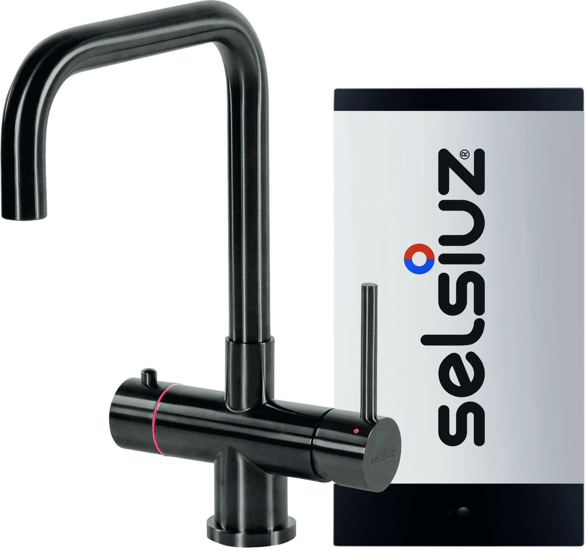 Selsiuz 3-in-1 kokend water haaks met single boiler metal - Saniweb.nl